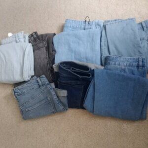 Jeans pants and shorts - new and like new from brands such as Gap and Old Navy